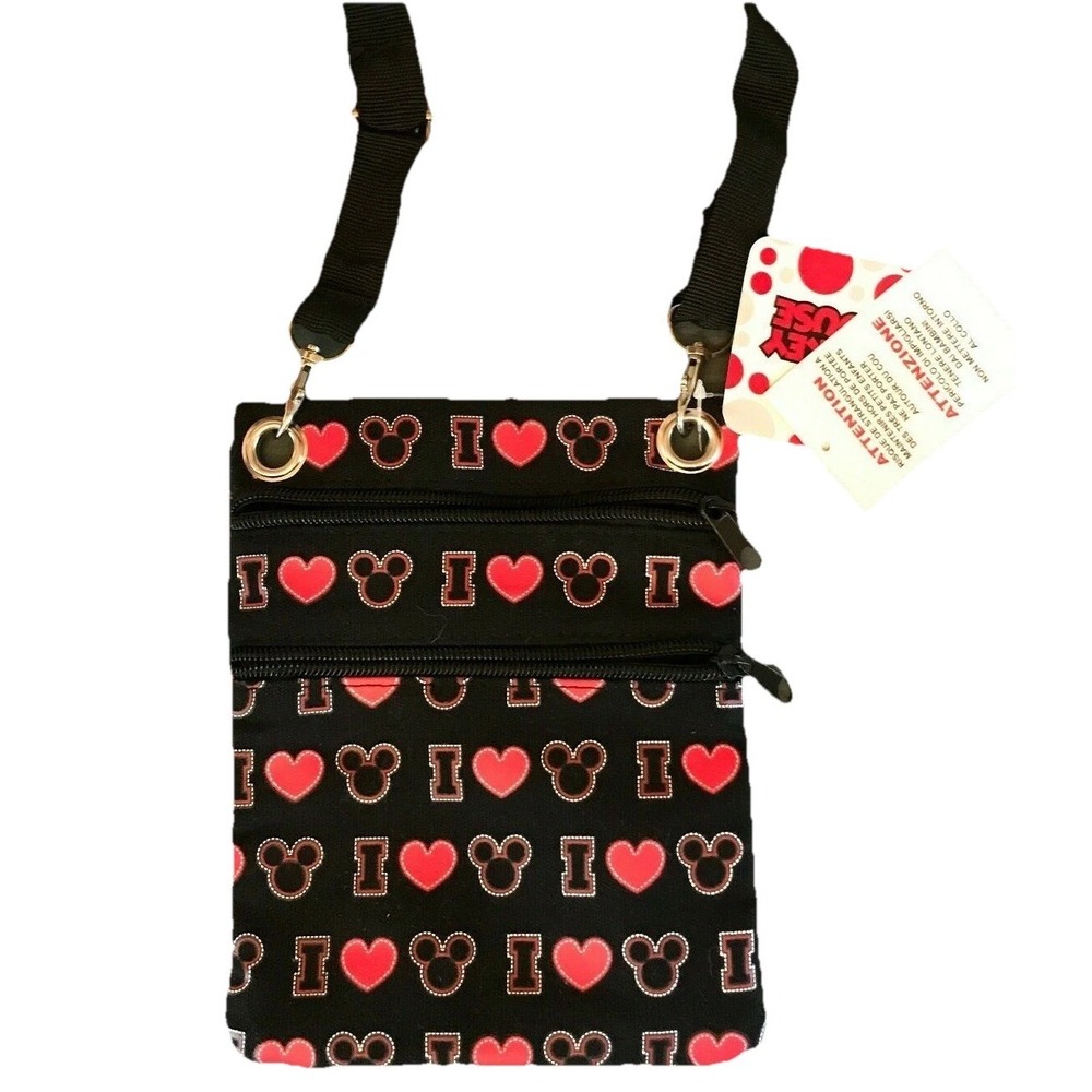 NWT Jerry Leigh Disney "I ❤️  Mickey Mouse"  Crossbody Bag